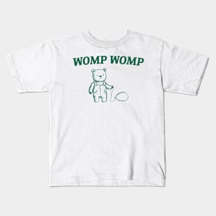 Womp Womp Meme Funny Bear Trash Panda Kids T-Shirt